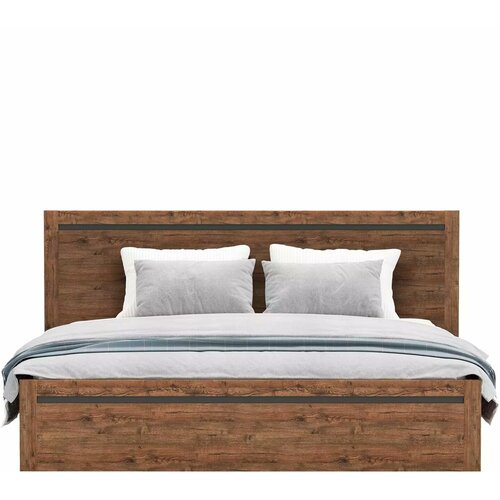 Двуспальная кровать коллекции Када дуб april