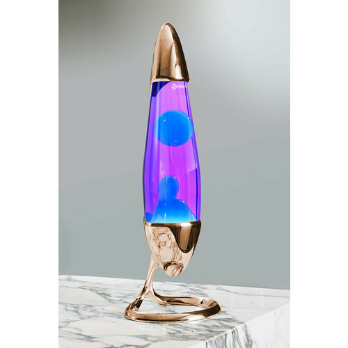 Лава-лампа Mathmos Neo Бирюзовая/Фиолетовая Copper (Воск)