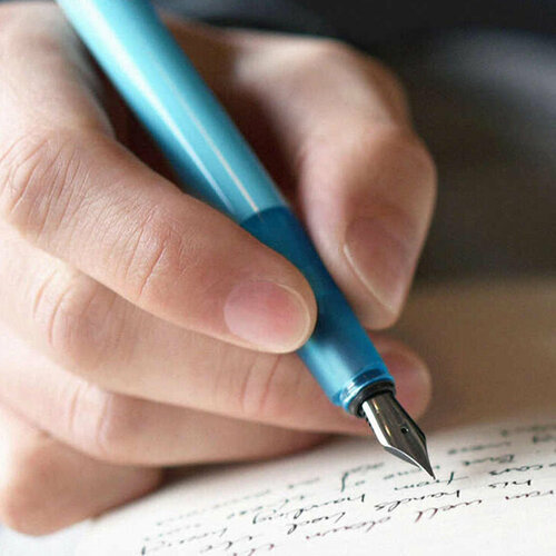 Перьевая ручка Xiaomi KACO Baifeng Pen Student Office Writing Pen черные чернила, голубая