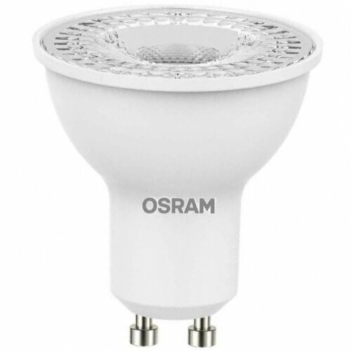 Лампа OSRAM LED Star GU10 PAR16 4Вт, светодиодная LED, 265 лм, эквивалент 35Вт, нейтральный свет 4000К