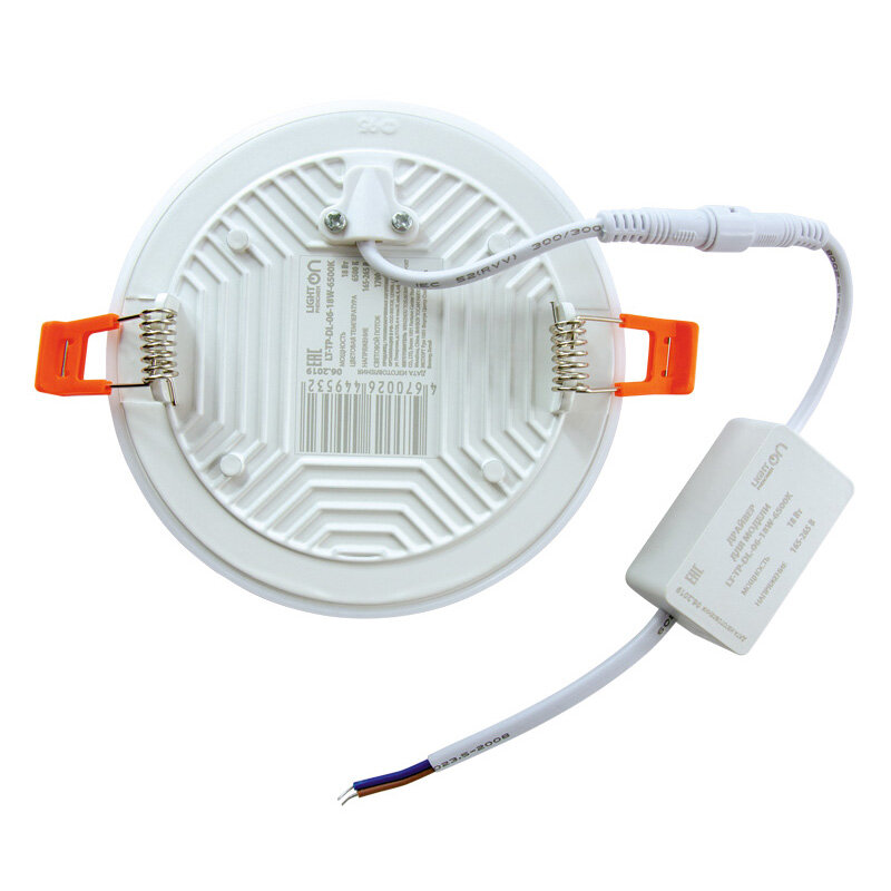 Светильник LightPhenomenON Downlight LT-TP-DL-06-18W-6500K встраиваемый круглый Ф120 LED с выносным драйвером - фото №5