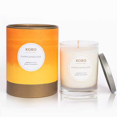 PAMPLEMOUSSE NEW Большая свеча в стекле, KOBO Candles