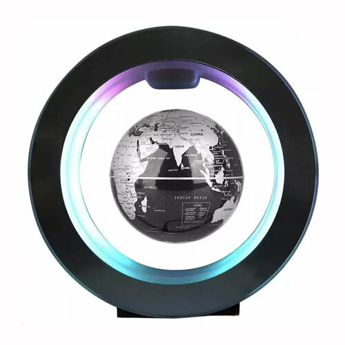 Глобус левитирующий (парящий) на подставке, с подсветкой, ночник, светильник декоративный