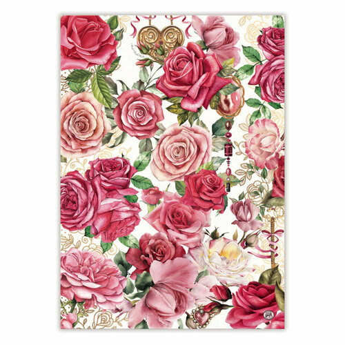 Полотенце кухонное Michel Design Works Королевская роза 51х71 см хлопок 1970₽