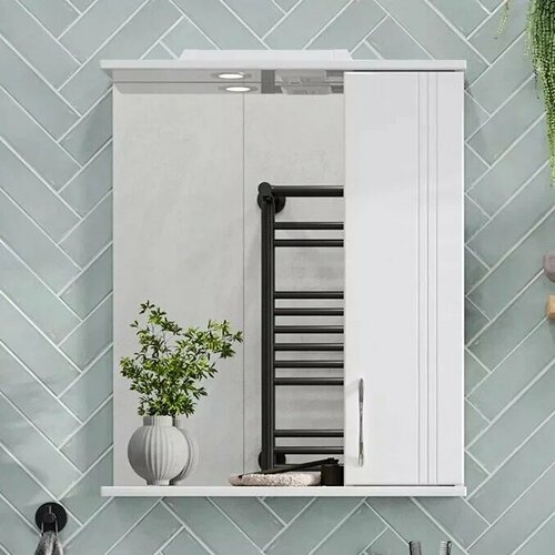 Зеркало Sanstar Вольга 60 белое 21.1-2.4.1.