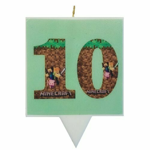 Свеча для торта Майнкрафт 