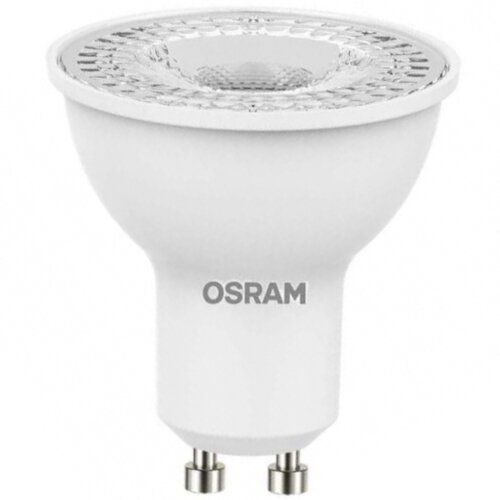 Лампа OSRAM LED Star GU10 PAR16 4Вт, светодиодная LED, 265 лм, эквивалент 35Вт, тёплый свет 3000К