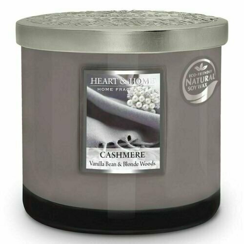 фото Свеча Heart&Home с двумя фитилями Кашемир