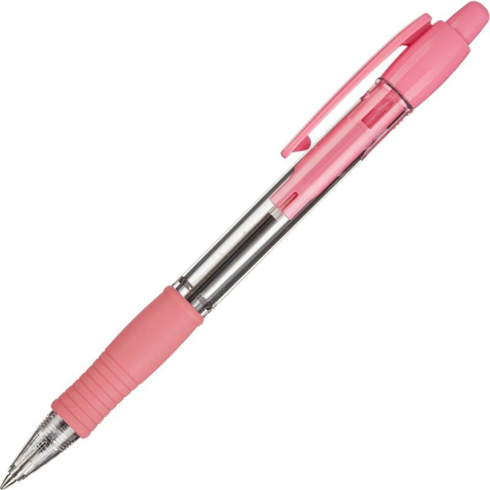 Ручка шариковая Pilot P Super Grip розовый корпус - фото №2