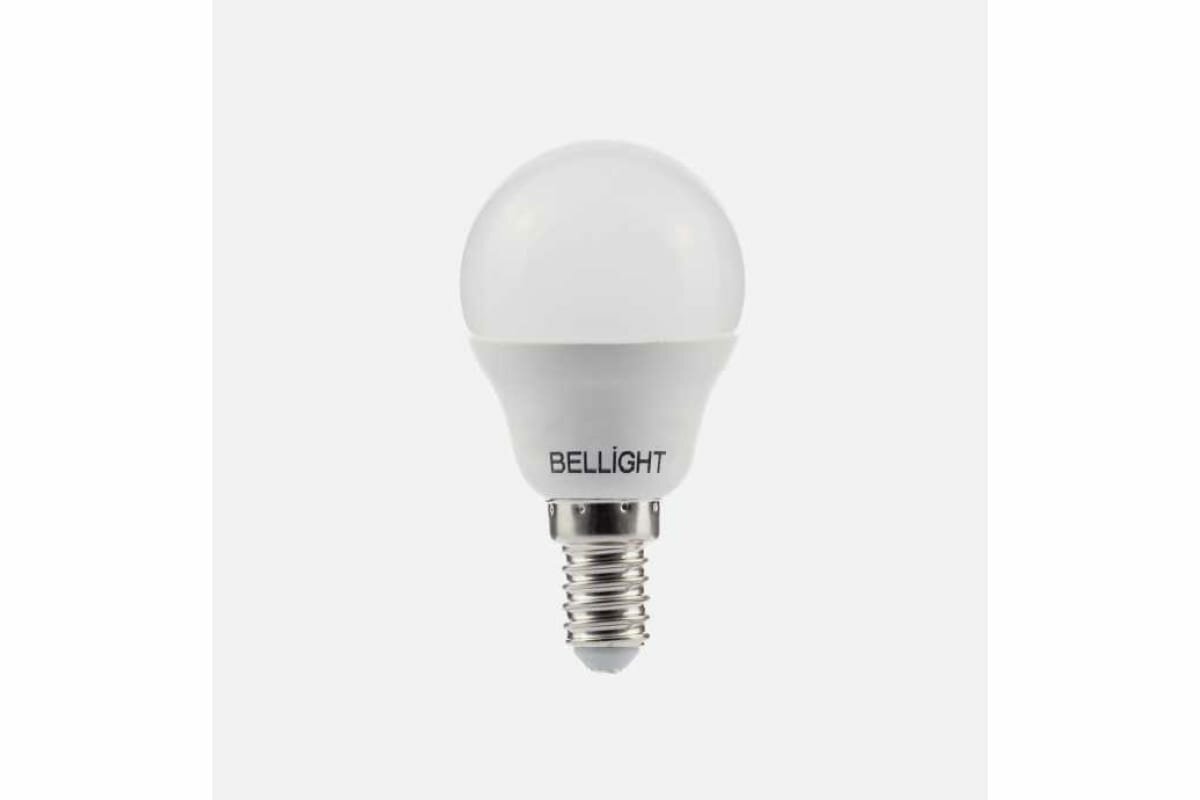 Лампа светодиодная Bellight Е14 220-240 В 10 Вт шар 740 лм холодный белый цвет света - фото №1
