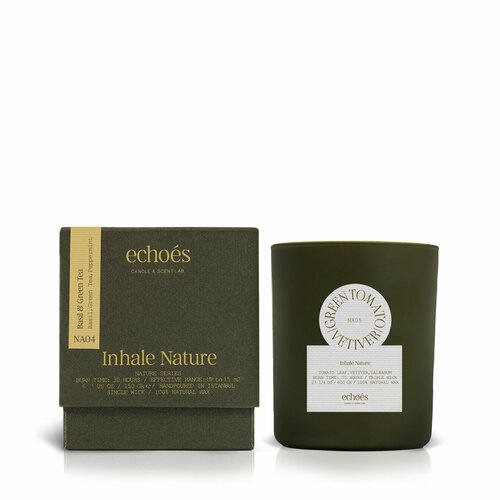 GREEN TOMATO & VETIVER Компактная свеча в стекле, ECHOES