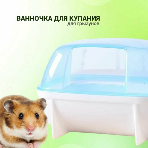 Ванночка для купания 7х10х7,5см, для грызунов