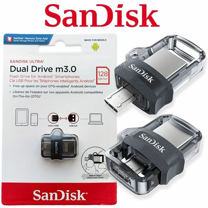 Флешка SanDisk Ultra Dual Drive m30