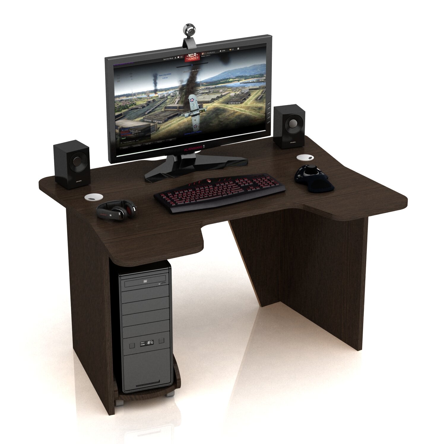 Геймерский компьютерный стол DX Comfort венге