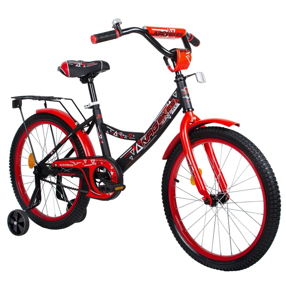 Велосипед NRG Bikes ALBATROSS 20" black-red