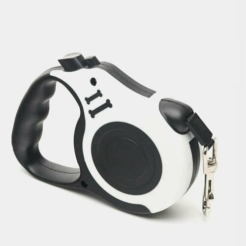 Поводок - рулетка для собак 3 метра белый 499₽