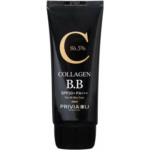 Privia~Выравнивающий ВВ-крем с коллагеном~Privia Collagen Blemish Balm SPF50+ PA+++