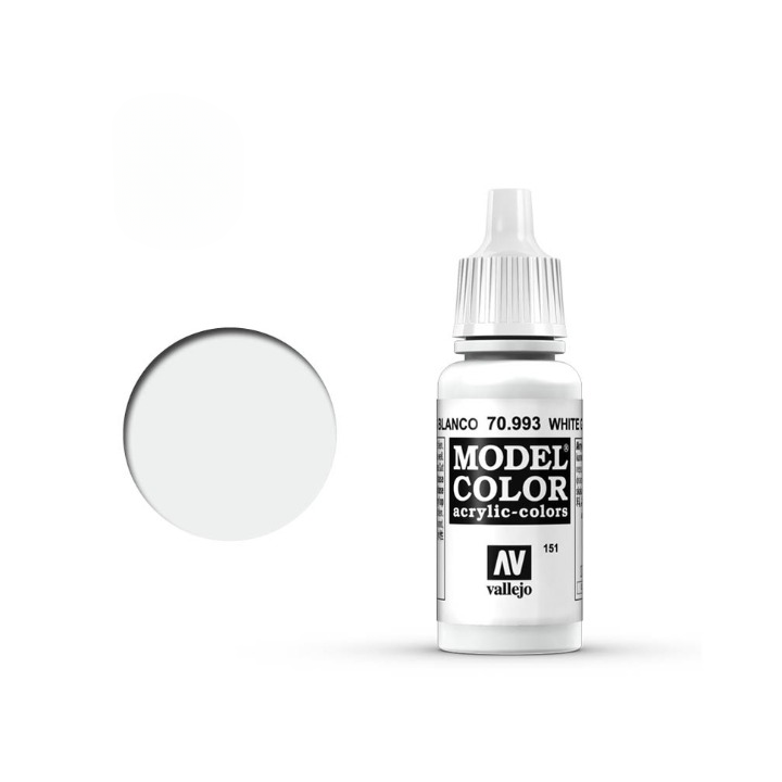 Аксессуар для Warhammer Vallejo Краска Model Color Бело-серый 993 (Model Color: White Grey 70.993)