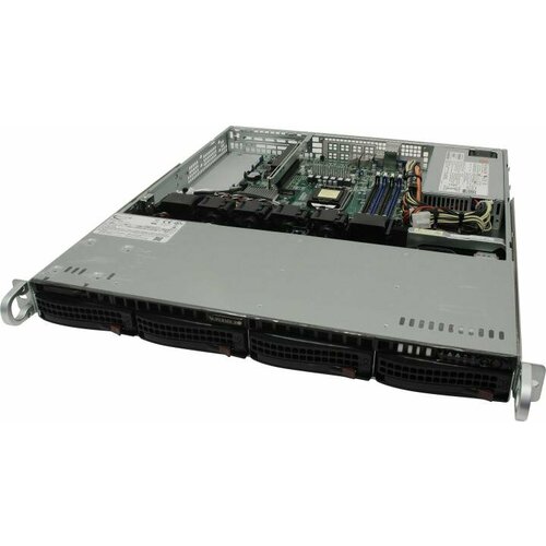 Сервер в корпусе высотой 1U Никс sS6000/1U Z0745611 Xeon E 2224G/32 ГБ/4 x 2 Тб HDD/Aspeed AST2500