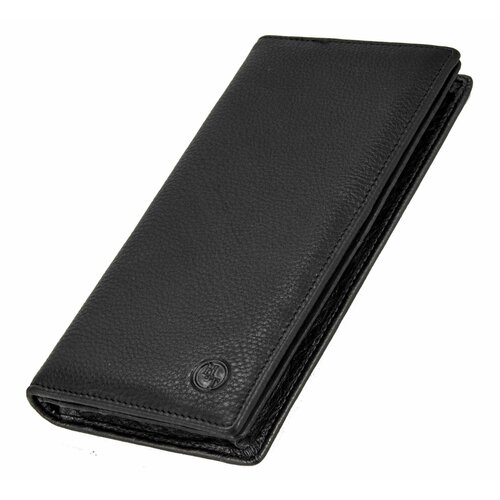 Портмоне , фактура зернистая, черный