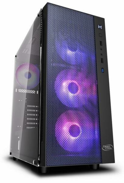 Корпус Deepcool MATREXX 55 MESH ADD-RGB 4F TG, E-ATX , без БП, черный