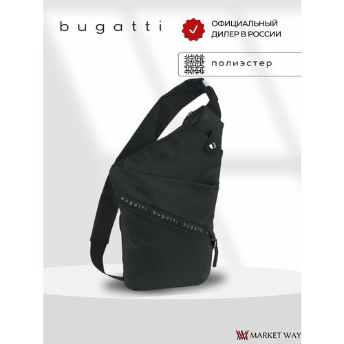 фото Сумка мессенджер bugatti, черный