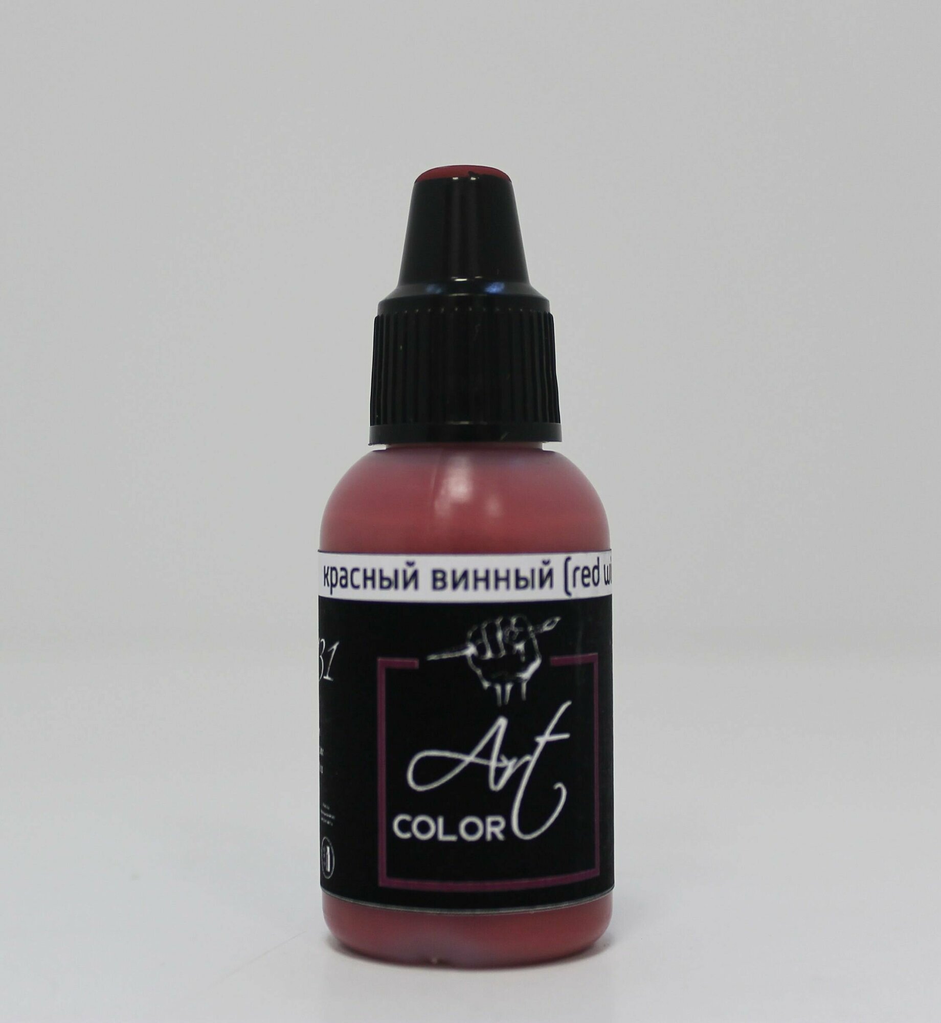 Pacific88 Art Color Краска для кисти Красный винный (red wine), 18 ml