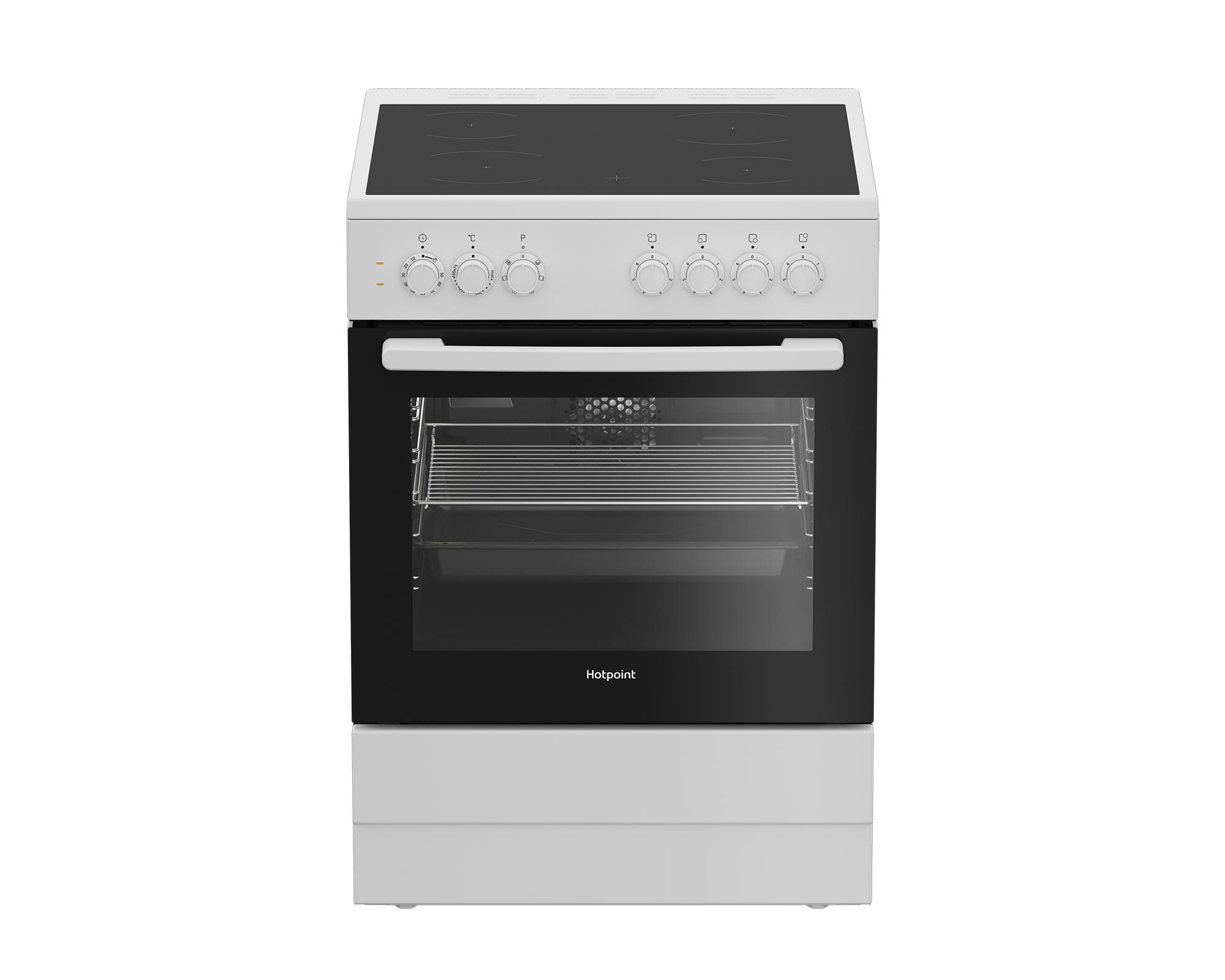 Электрическая плита Hotpoint HS6V5PHW, 60 см, белый