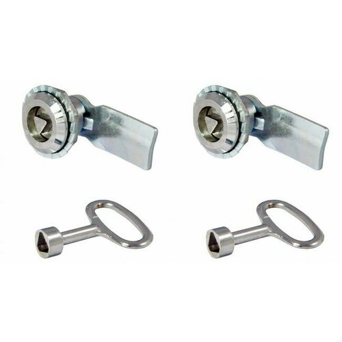 Треугольный замок на щиток Евролок MS-705-3 (комплект 2 штуки)