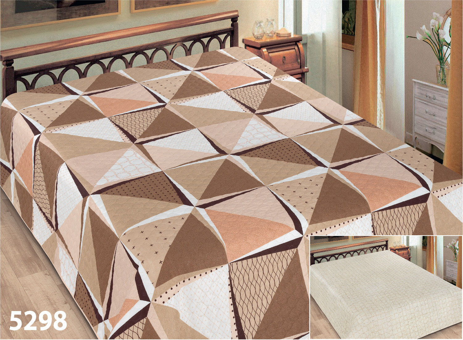 фото 5298 200х220 "Elegant" ультрастеп Покрывало Марианна