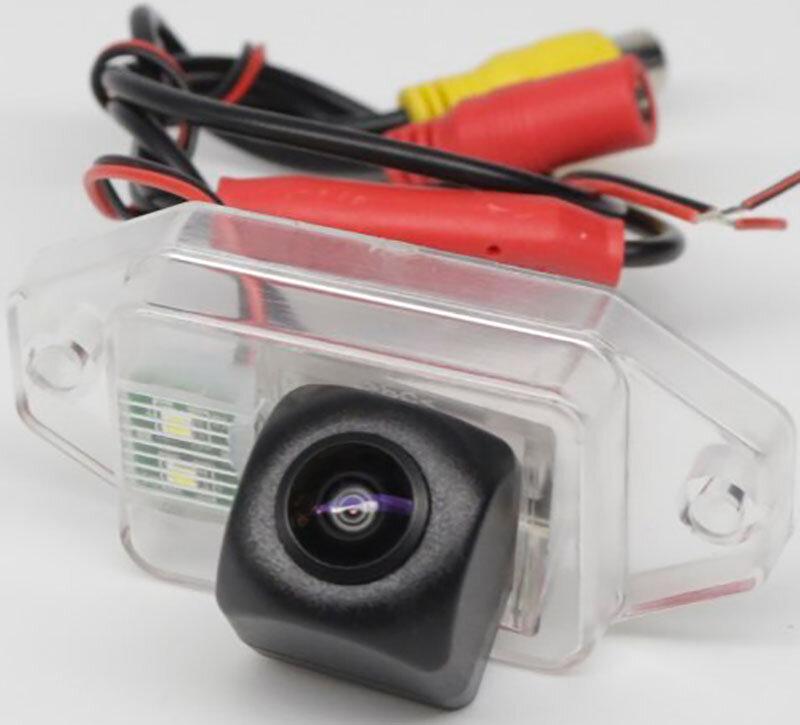 Камера заднего вида 4 LED 140 градусов cam-007 для Toyota Prado 120 (02-07) с запаской на двери