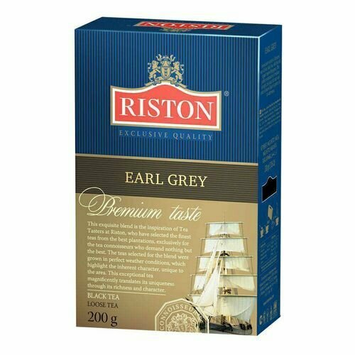 Чай черный листовой Riston Earl Grey, 200 г - фотография № 4