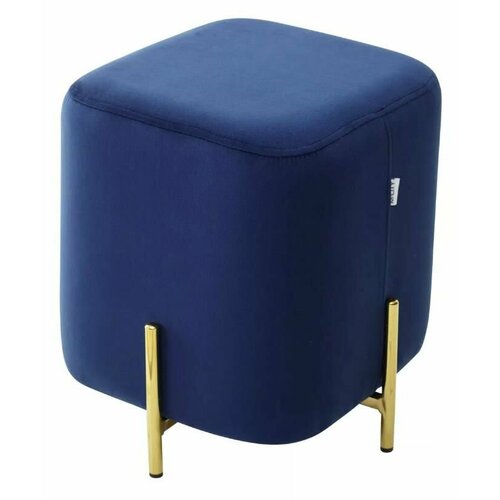 Пуф M-CITY ARES BLUVEL-86 NAVY BLUE GOLD 6992₽