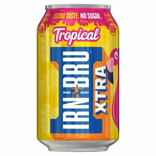 Газированный напиток Irn Bru XTRA Tropical, 330 мл