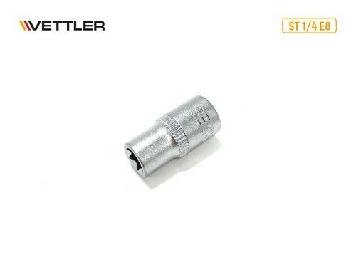 VETTLER Головка TORX 1/4"DR E8 VETTLER