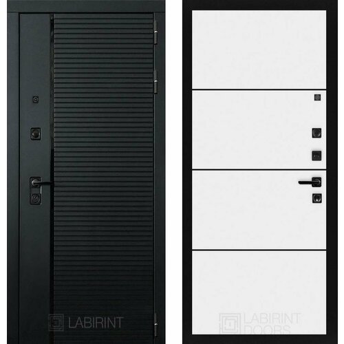 Входная дверь Labirint Piano 25 Белый софт 880x2050, открывание правое входная дверь labirint piano 22 белый софт 880x2050 открывание правое