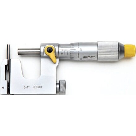 ASIMETO 121-02-0 Микрометр со сменной пяткой 0,01 мм, 25-50 мм, универсальный