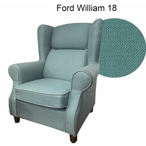 Кресло Брайтон, Рогожка Ford William 18 декор: Венге