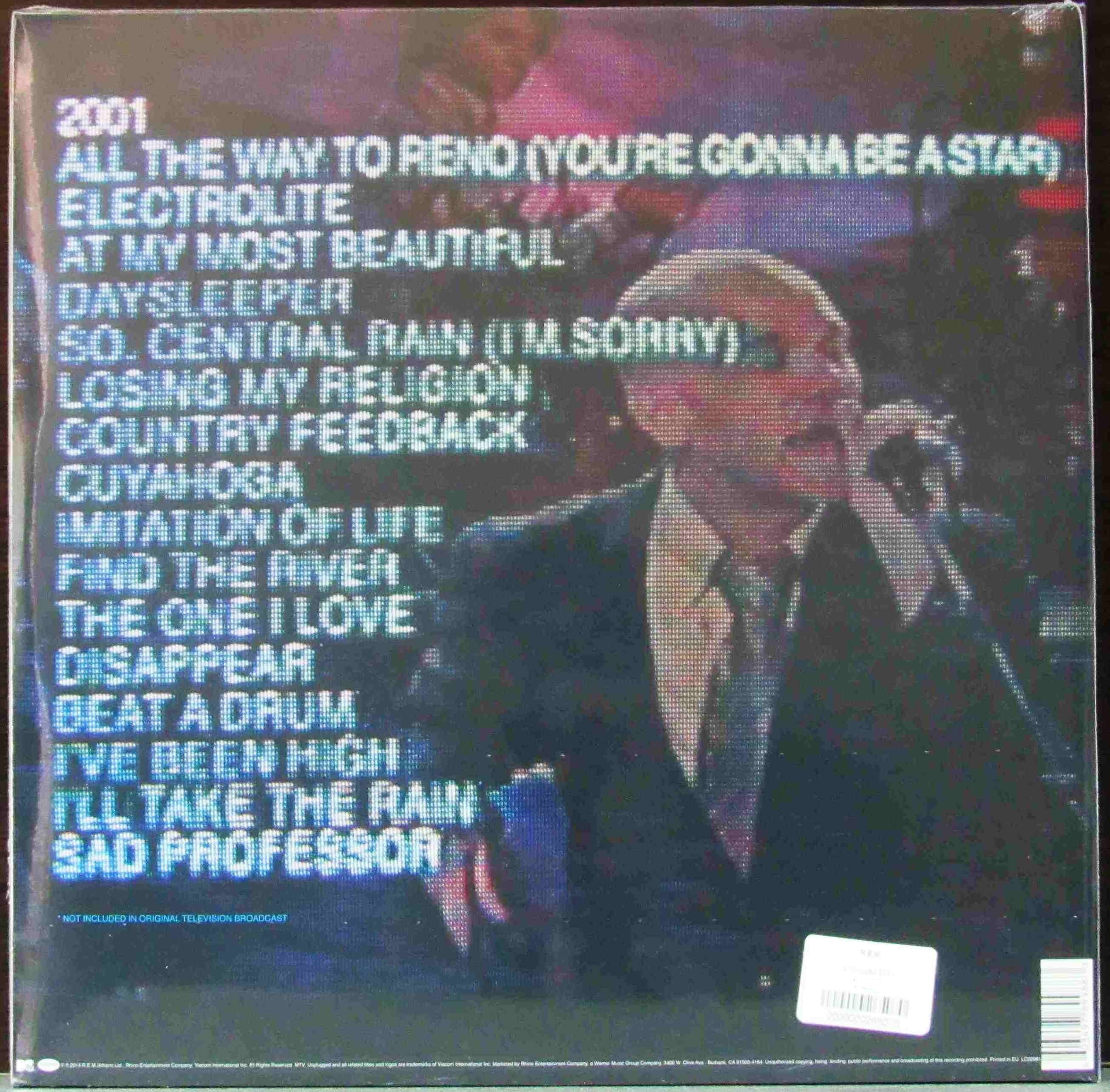 R.E.M. MTV Unplugged 2001 Виниловая пластинка Warner Bros. - фото №2