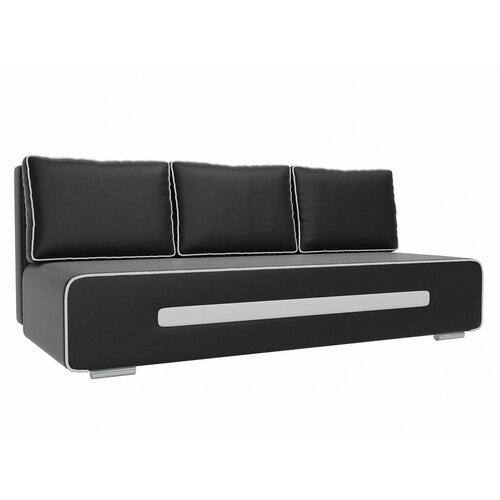 Artum Диван прямой Приам Экокожа Черный
