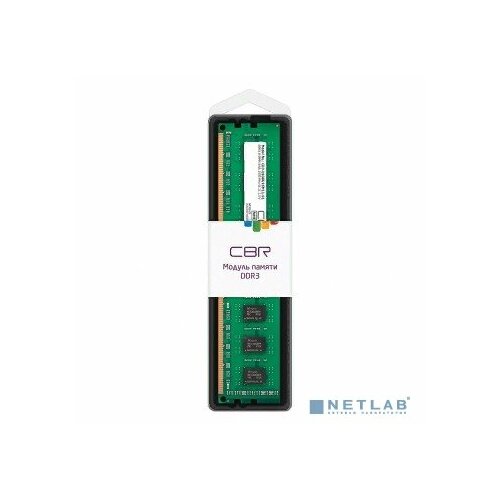 Cbr Модуль памяти CBR DDR3 DIMM (UDIMM) 8GB CD3-US08G16M11-01 PC3-12800, 1600MHz, CL11, 1.5V Зеленый