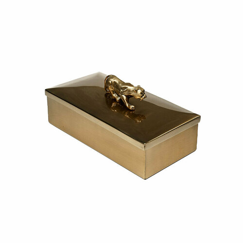 Шкатулка ROOMERS FURNITURE 31 см нержавеющая сталь золотистая 14407LAB 22150₽