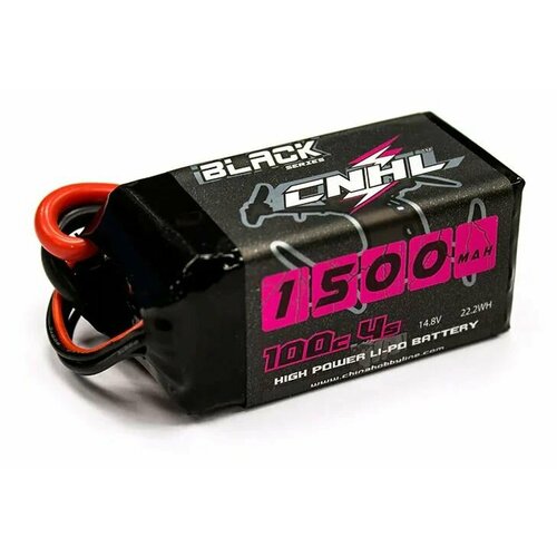 аккумулятор lipo 4s 14 8v 1300mah 1200c xt60 s4130120 Аккумулятор CNHL Black Series 1500мАч 4S 100C LiPo XT60