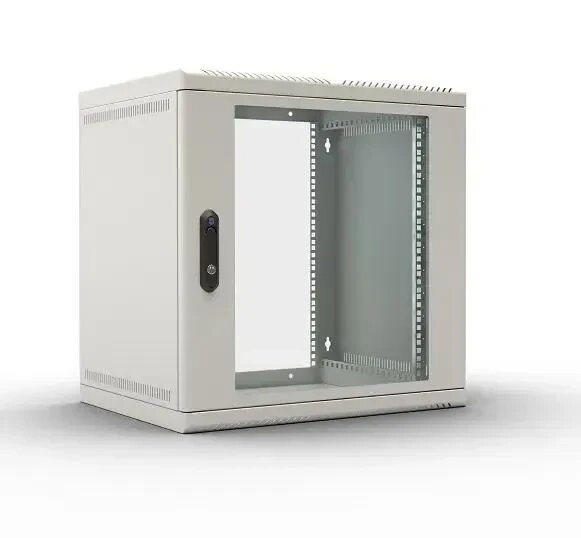 Коммутационный шкаф ЦМО ШРН-М-9.500 настенный, стеклянная передняя дверь, 9U, 600x520мм