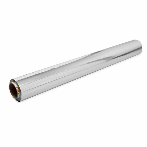 Фольга 440 мм длина 100 м плотность 11 мкм в рулоне, 1 шт