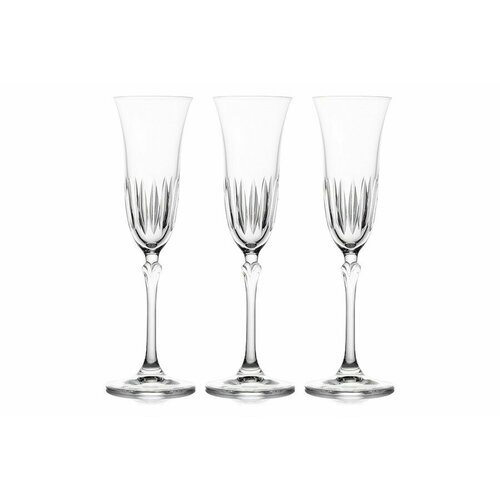 Набор бокалов для шампанского Gemma Point, 0,15 л, 6 шт (Le Stelle)