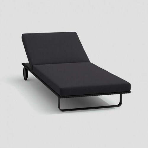 Шезлонг Ideal Patio COSTA Карбон (Темно-Серый)/Антрацит (Серый) серый, бежевый, черный