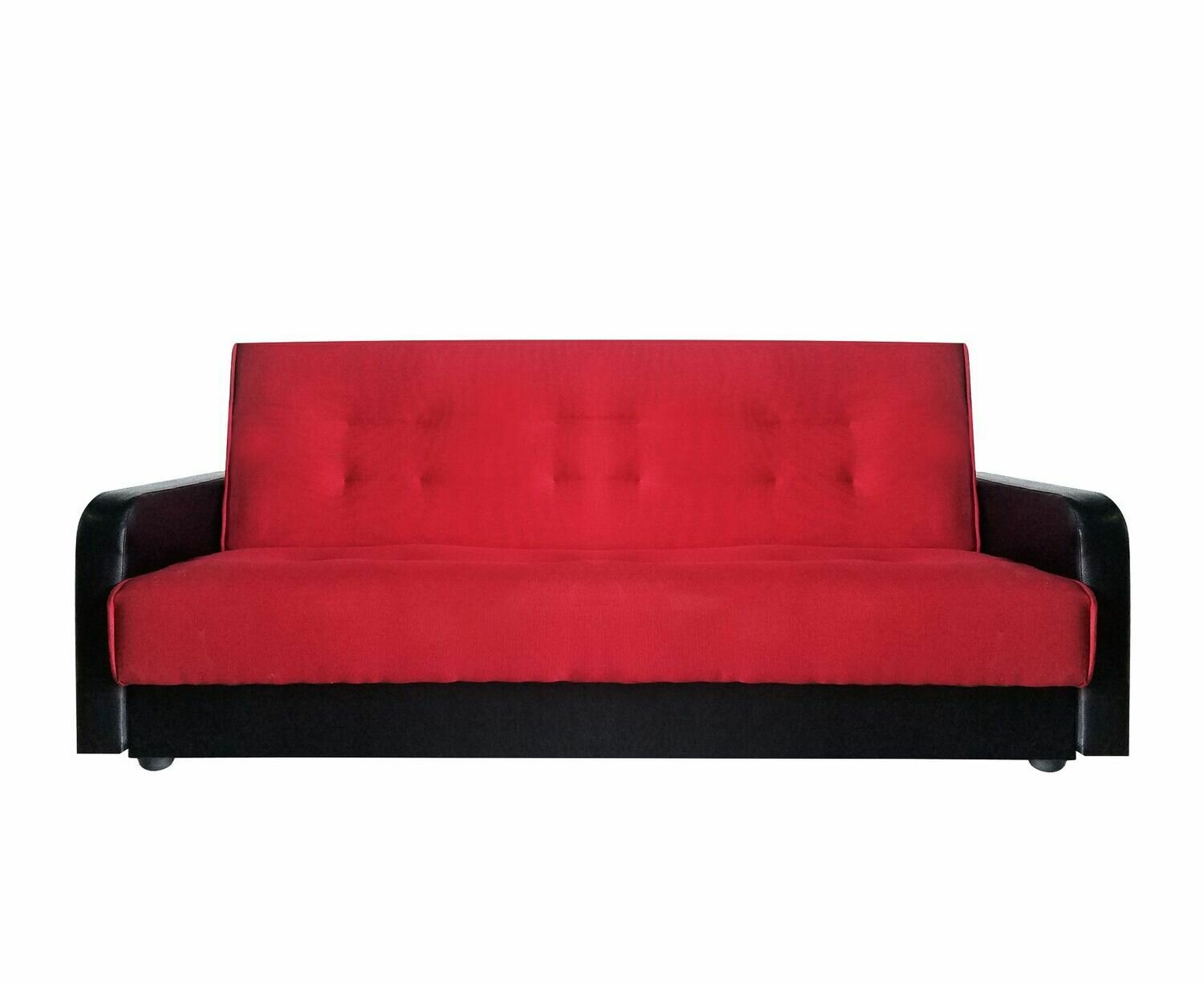 фото Диван Fotodivan Лондон Рогожка Красный 120