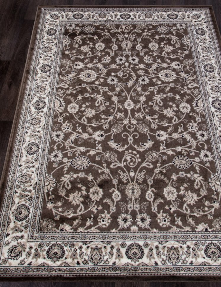 фото Ковер Valencia Delux d251 - BROWN (0.8 х 1.5 м)