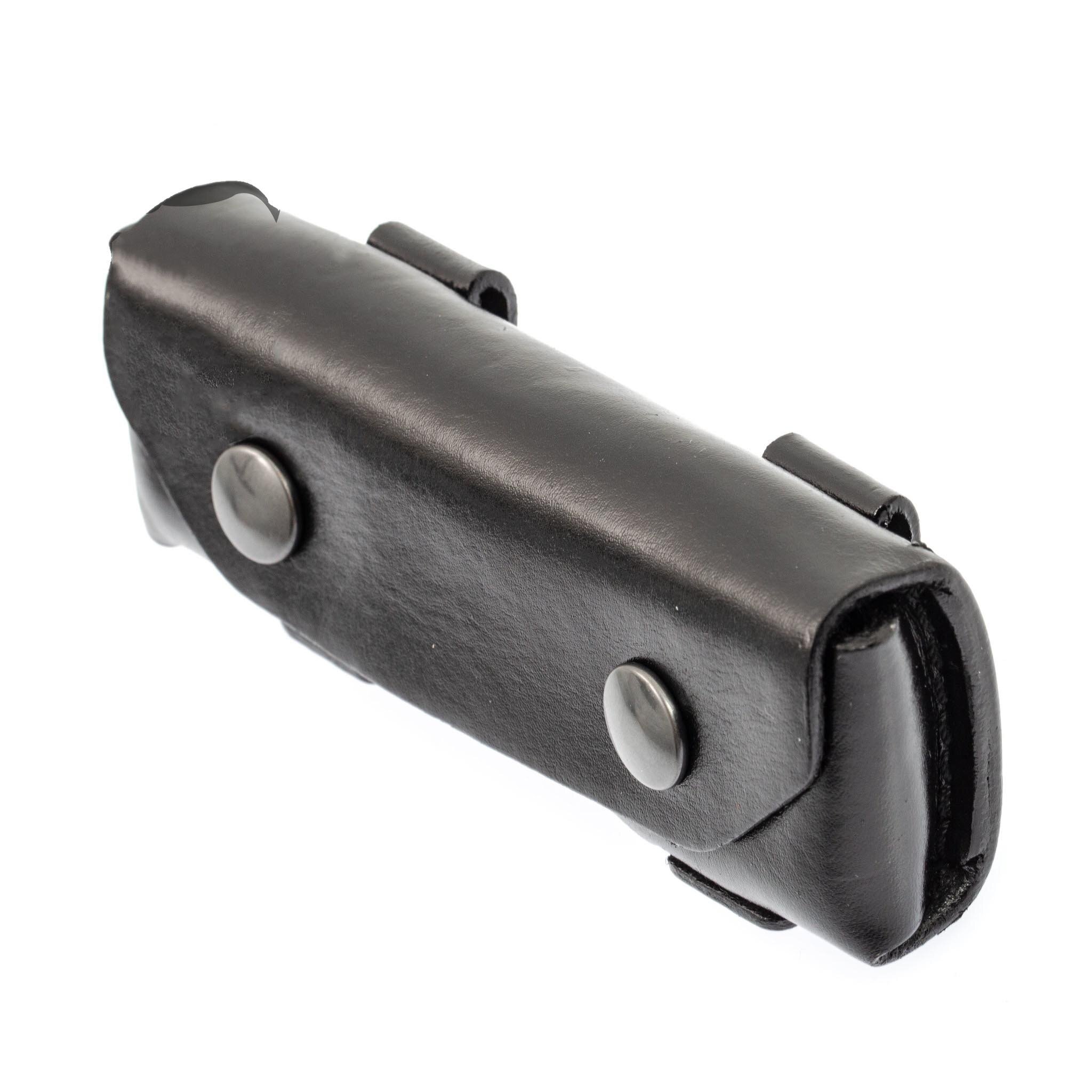 фото Горизонтальный чехол для складного ножа на пояс, 130 мм